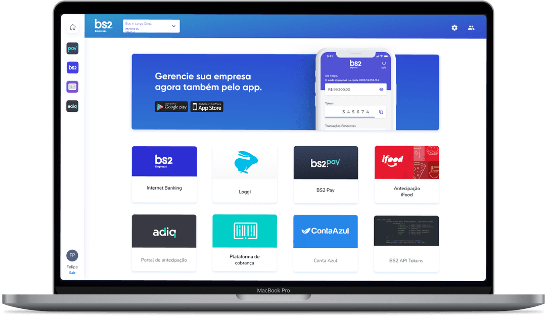 Super App designed to help companies solve their financial problems all in one place.