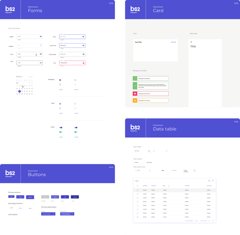 Style guide - Component library