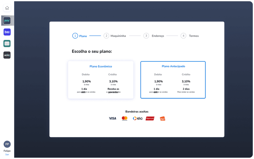 Onboarding - Account setup